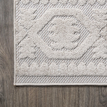 Citta High-low Pile Mediterranean Tile Area Rug